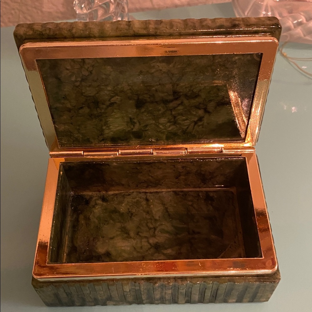Green Marble Jewelry Box - Picture 5 of 13